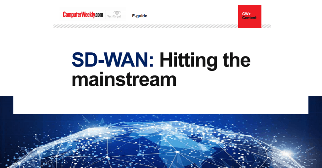 SD-WAN Hitting the Mainstream e-guide cover